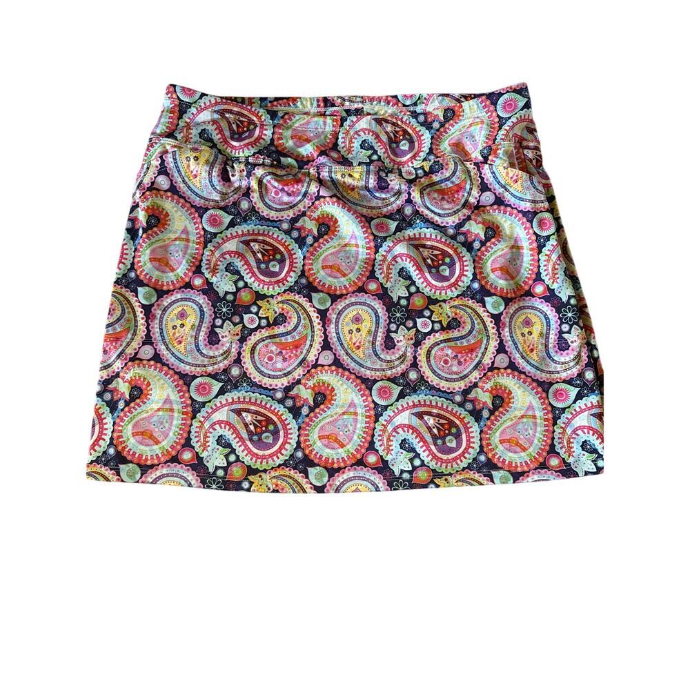 BSKINZ PAISLEY SKORT - size XL - golf, tennis, pickleball